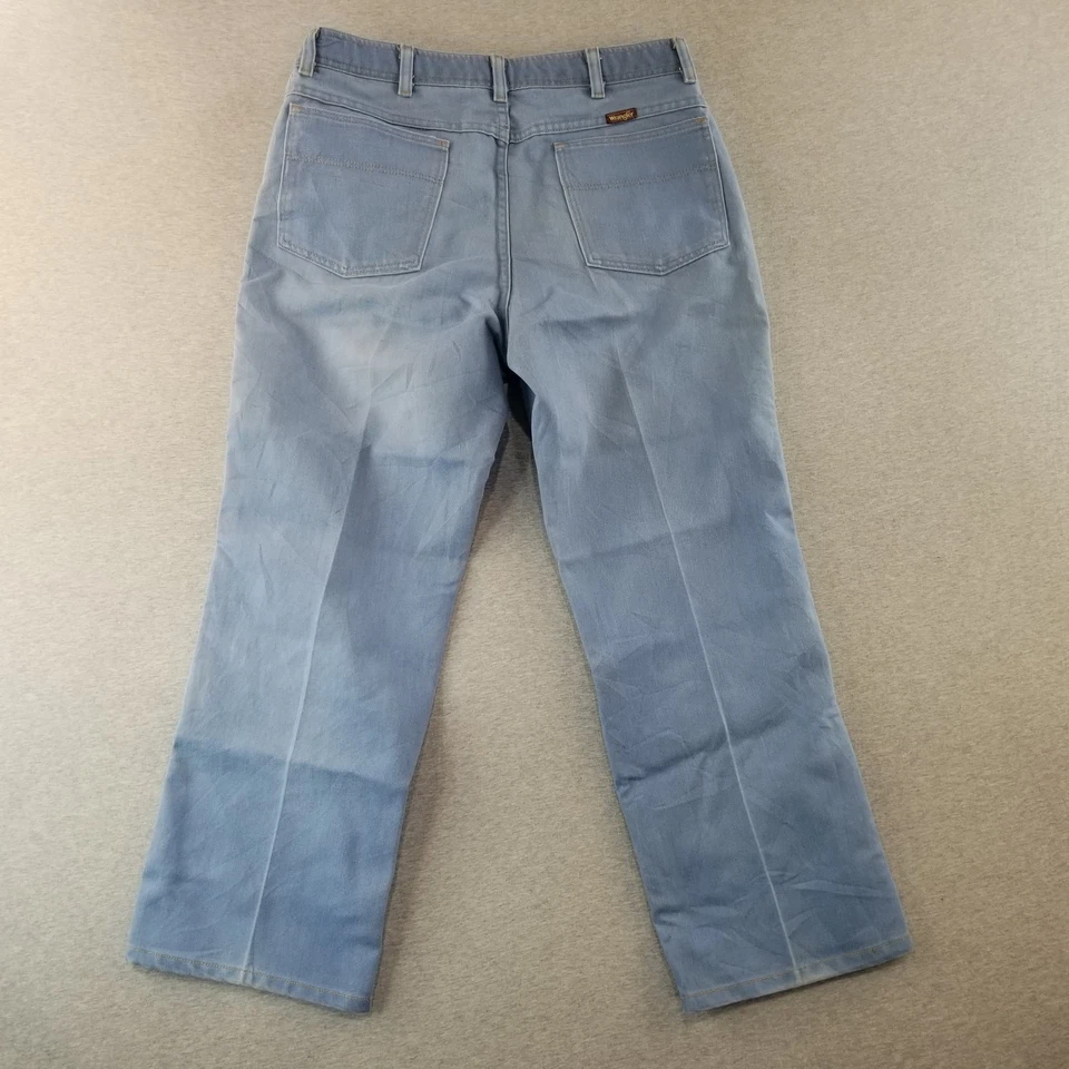 Jeans Men's Sz 34X26 Blue Wash Comfy Soft Wash Normcore Classic Straight Fit - image 3 of 4