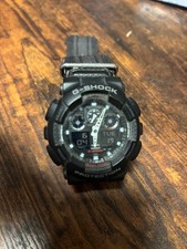 CASIO G-SHOCK GA-100MC 5081 Genuine Cloth Belt Black