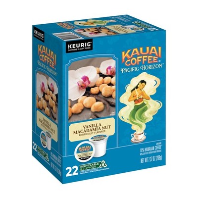K-Cup Pods for Keurig Brewers   Arabica Coffee, 10% Hawaiian   Medium Roast, ...