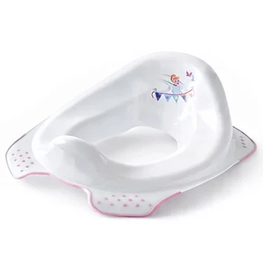 KiNDERWELT Premium Toilettensitz für Kinder und Babys Prinzessin weiss Töpfchen - Bild 1 von 4