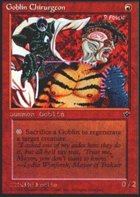 1x Goblin Chirurgeon (Foglio) Heavy Play MTG Magic - Kid Icarus -