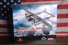 JSI 60001 Putt Putt Maru P-38L Lightning 1/18 Scale Plane Model