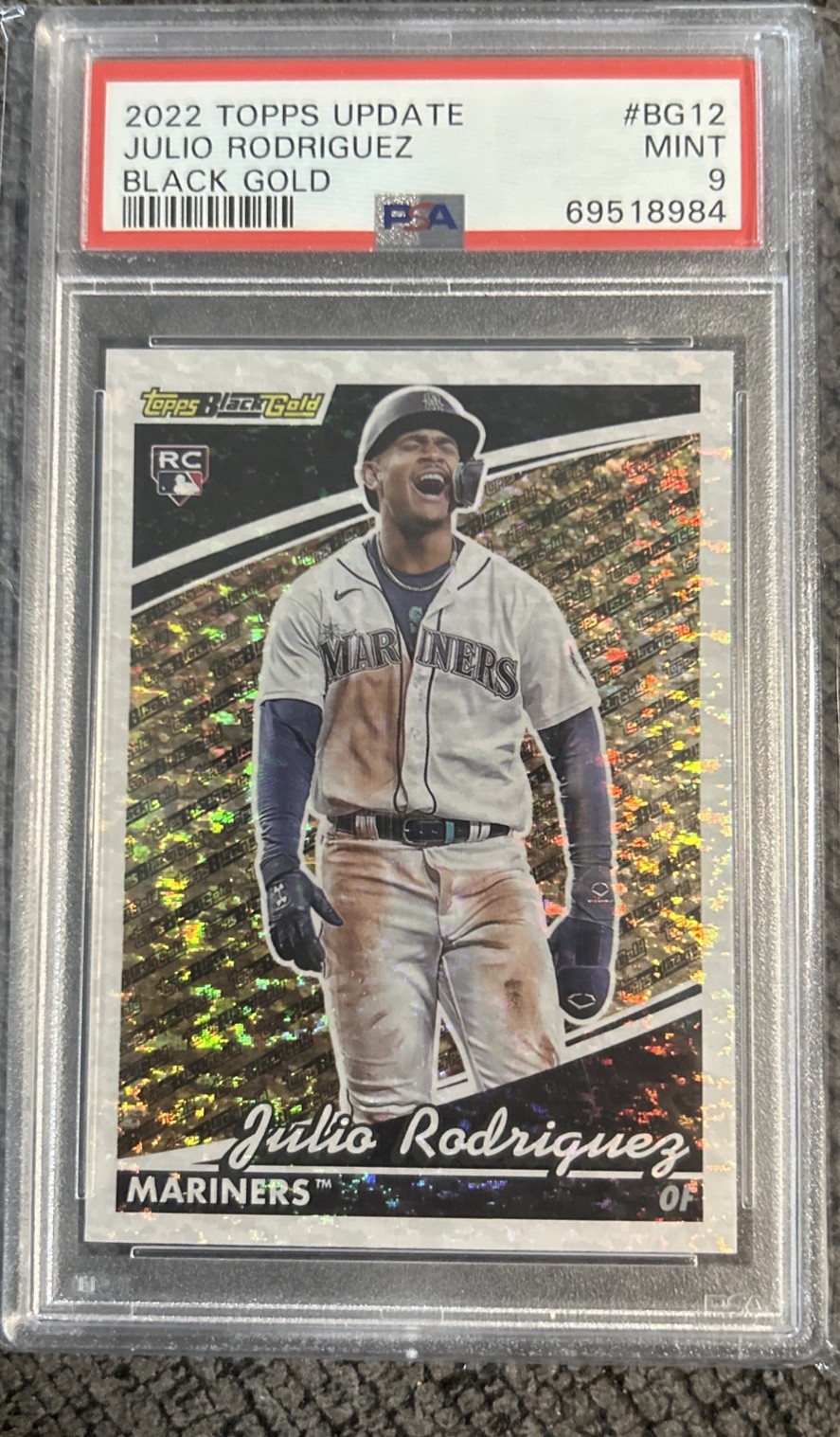 2022 Topps Update Series - Topps Black Gold Julio Rodriguez #BG-12 (RC) view 1