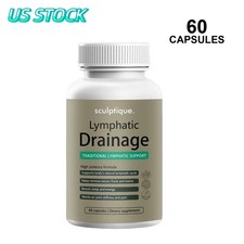 Sculptique Lymphatic Drainage Capsules- Supports Cellulite Reduction, 60 Capsule