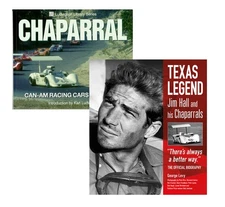 Jim Hall's Chaparral Cars: Iconic Racing Innovations & Texas Legend Book Set