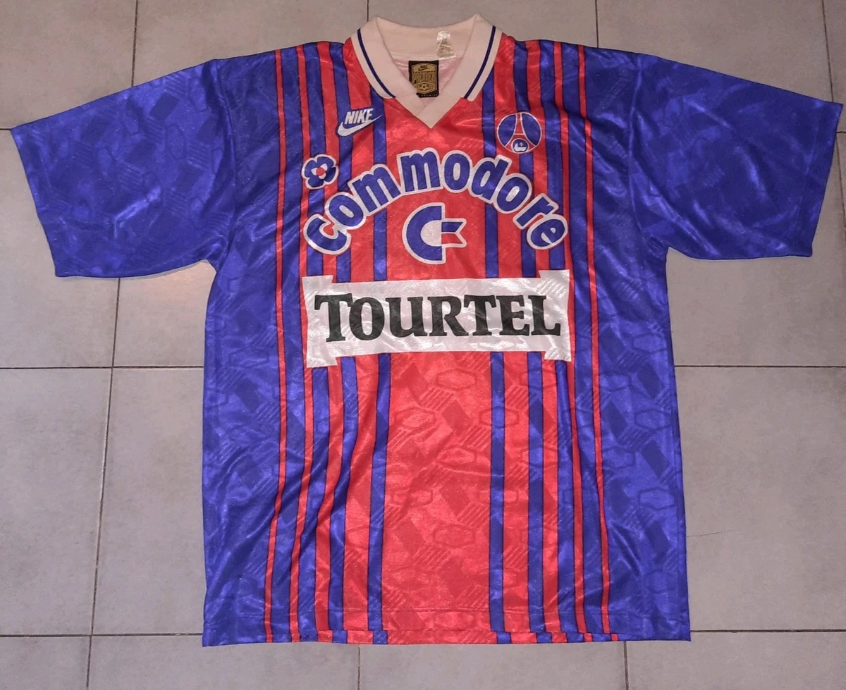 Maillot PSG 1992-1993 Neuf Avec étiquettes - Taille M à XXL, Domicile Bleu, Marque Toffs Vintage