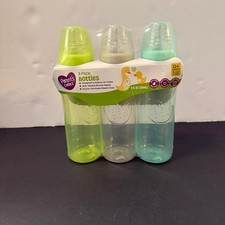 Parent's Choice 3 Pack Bottles 9 oz 0 Months Slow Flow BPA Free