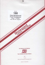 Showgard Clear Stamp Mount Strips 188mm 265 For US Sheets Hollywood Pack Of 5