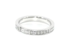 Harry Winston Diamond Platinum Ring Size 8