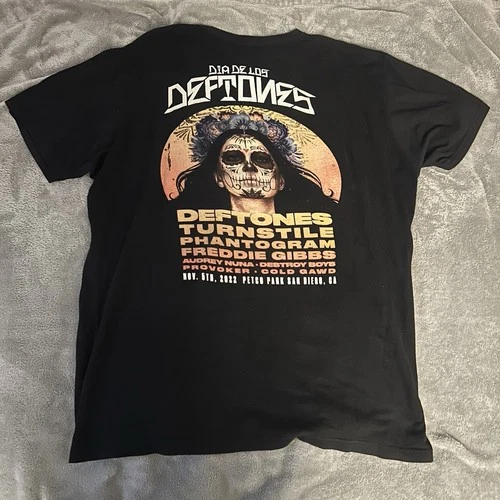 Dia de Los Deftones 2022 Shirt Size XL Black image 2