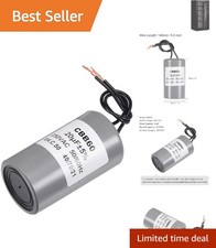 Versatile 20uF 250V AC Capacitor - Compact Cylinder for Easy Installation