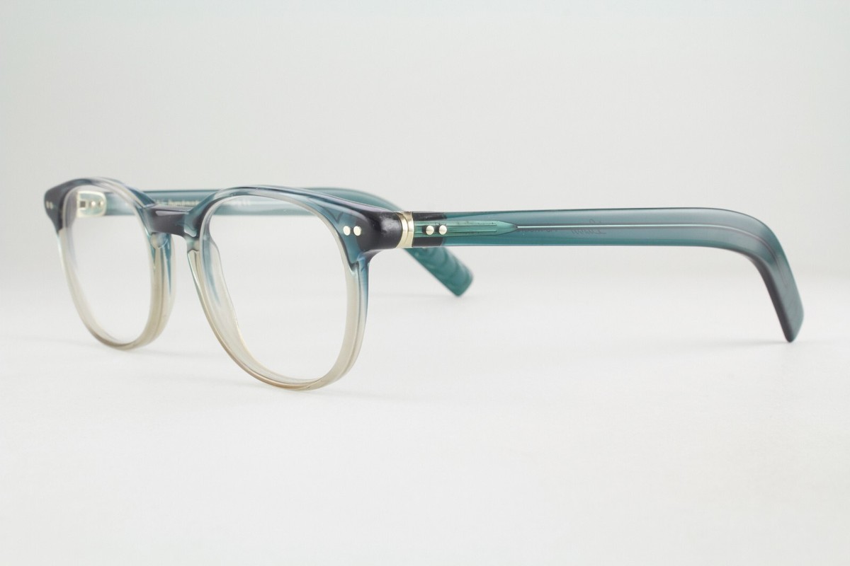 Rare Authentic Lunor A6 Mod. 246 col.48 49mm Crystal Teal Gray