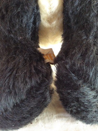 Steiner of Germany Panda Teddybär Mohair Plüschtier 9 Zoll Etikett verbunden - Bild 5 von 7