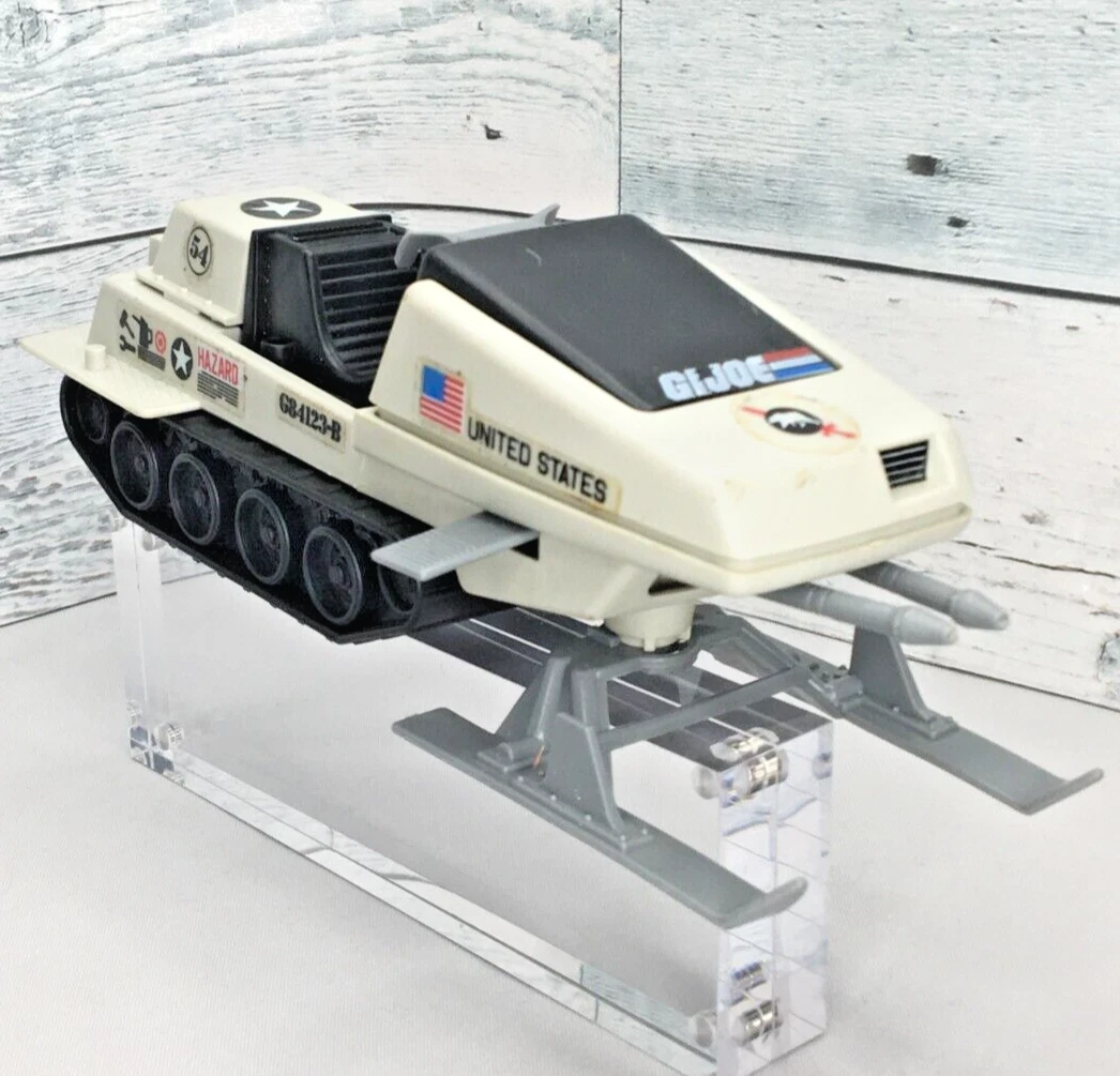 Vintage GI Joe POLAR BATTLE BEAR 1983 Snowmobile ARAH with cannons
