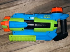 2006 Super Soaker Aquashock Sneak Attack Large Plastic Water Squirt Gun Working