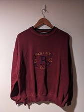 Vintage 90s Bugle Boy Spell Out Essential Red Large Sweatshirt