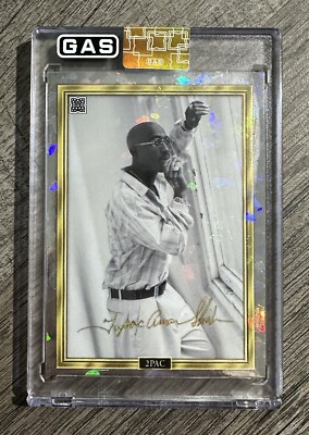 2024 GAS TRADING CARDS COMPLEX 2PAC CRACKED ICE LIMITED EDITION CARD # T-6 /100