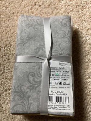 Fabric Palette Blenders Bundle Day Quarter, Grey, Yellow, Tan, White, Ivory