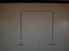 CNCEST 9.8-FT W X 9.8-FT H ARCHED CHROME STAINLESS STEEL WEDDING GARDEN  ARBOR