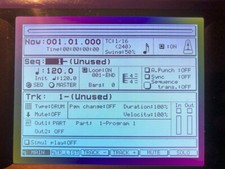 Akai Mpc4000 And Dps16 Led Screen Lcd Display Brand New !! Black Fonts White Bac