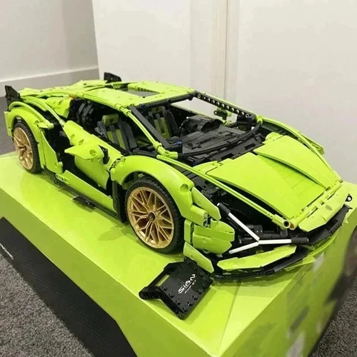 1:8 Lamborghini Sián FKP 37 Building Blocks 42115 Super Racing Car 3696 Pcs Sian - Picture 9 of 12