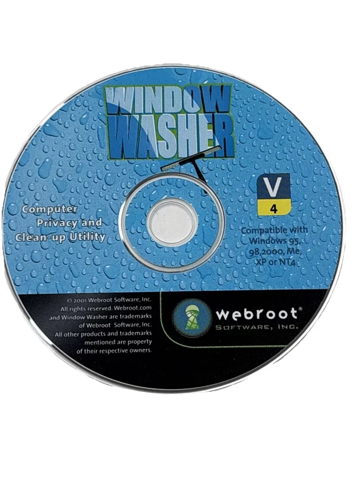Window Washer Computer Privacy & Clean Up Utility Webroot - Image 4 of 4