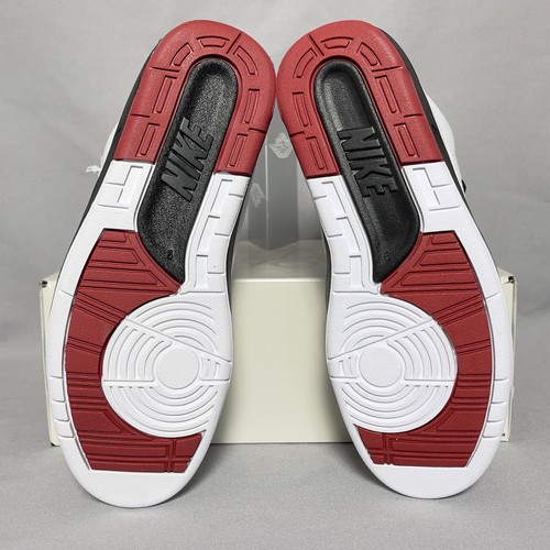 Nike Air Jordan 2 Retro UK8 Chicago DX2454-106 White Red Black EUR42.5 US9 OG II - Picture 5 of 12