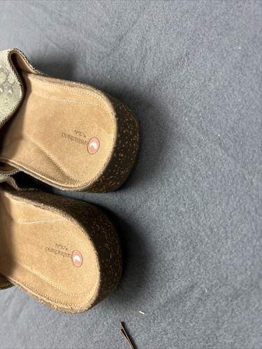 Unstructured By Clark’s Sz 8 Slides Rosilla Hollis Sandal Snakeskin Summer - Picture 6 of 8