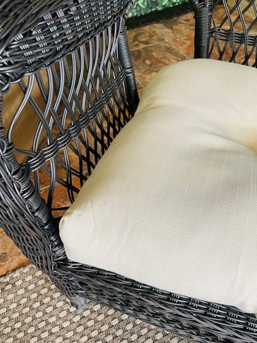 Outdoor Taupe 3 Piece Cushion Set - 19"x44", 19"x19" Taupe 19"x44", 19"x19" - Picture 5 of 7