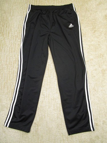 Vintage Adidas Pants Men Extra Large Black Striped Tear Break Away Track Gym Y2K - 第 1/8 張圖片