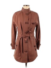Loewe Women Brown Leather Jacket 36 Eur