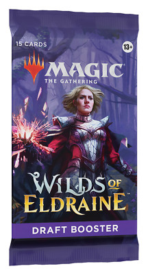 Booster WILDS of ELDRAINE / Wildnis  (englisch)  Rhystic+Tithe+Beseech+Cauldron