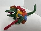 LEATHERHEAD Complete Vintage TMNT Alligator Action Figure Playmates 1989