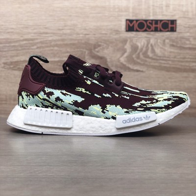 adidas nmd r1 sns datamosh 2.0 maroon
