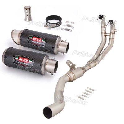For Aprilia RS660 Tuono 660 2021-2025 Header Link Pipe Full System Muffler Tube