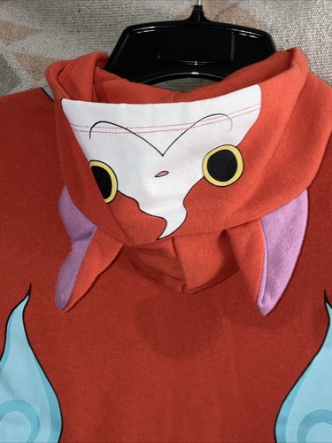 Yo Kai Watch Hoodie Jacket Ears Boys Sz 4-6 Jibanyan Japanese Cat Costume Kids - Picture 2 of 10
