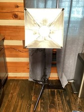 Raleno LED Softbox Lighting Kit Collapsible 16'' PS075 Photography Light Tripod