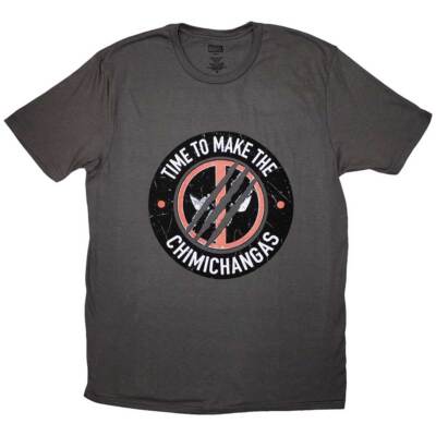 Marvel Comics Unisex T-Shirt: Deadpool Chimichanga (Medium)