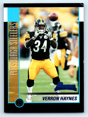 2002 Bowman Football Card #214 Verron Haynes Rookies