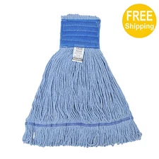 1pc 680g/24oz. SunnyCare #22682-1pc Blue Synthetic Cotton Loop-End Wet Mops