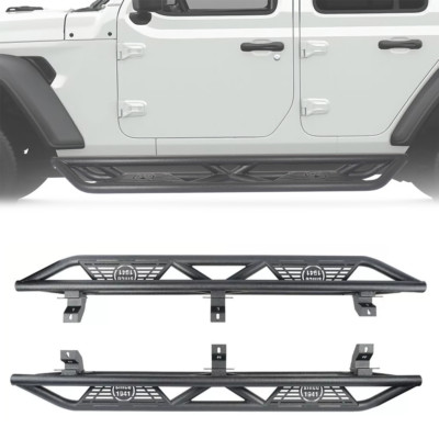 Drop Running Boards Fit 2018-2024 Jeep Wrangler JL 4 Door Side Steps Nerf Bars