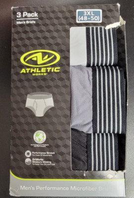 3 Pack Athletic Works Men's P…