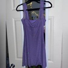 Purple Sequin Dress