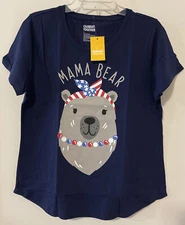 Celebrate Together Womens Large Blue Short Sleeved Llama Tshirt NWT! A4713