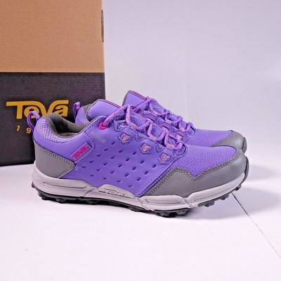 Teva Wit Waterproof Sneakers 110290J Purple/Grey Leather | eBay