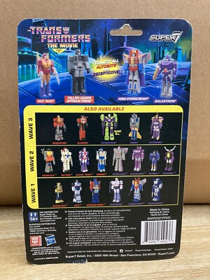 Super7 ReAction Transformers The Movie: Fallen Leader OPTIMUS