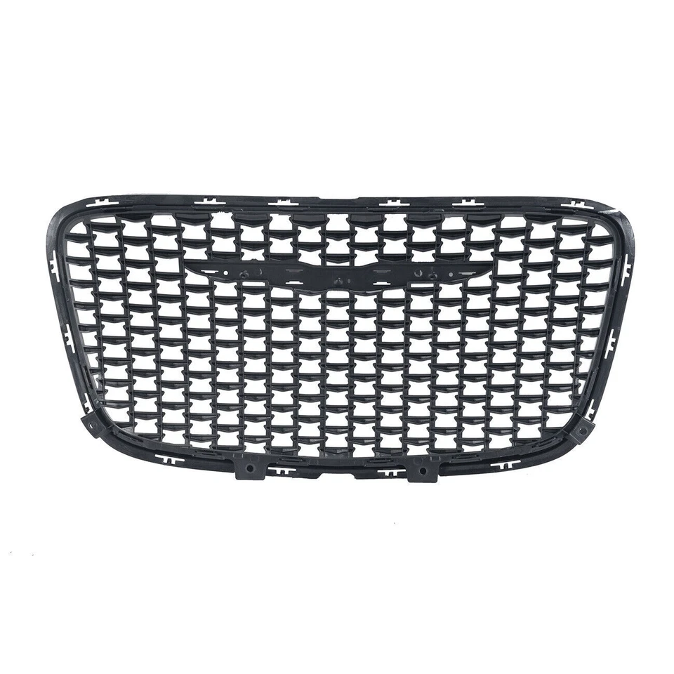 Parachoques delantero negro parrilla superior para Chrysler 300 2015-2023 5SW18DX8AE CH1200393 Foto 2 de 4