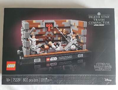 LEGO Star Wars 75339 DEATH STAR TRASH COMPACTOR 802 Pcs NEW