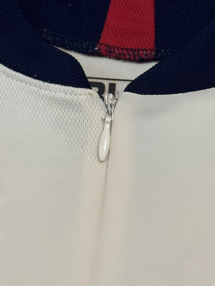 Camiseta deportiva RLX Polo Ralph Lauren para mujer L blanca 3/4 cremallera Foto 3 de 4