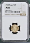 2026 $5 G$5 American Gold Eagle 1/10 oz - NGC MS69 - B199